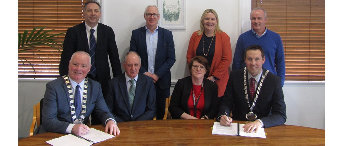 ByrneLooby signs contract for a Flood Relief Scheme