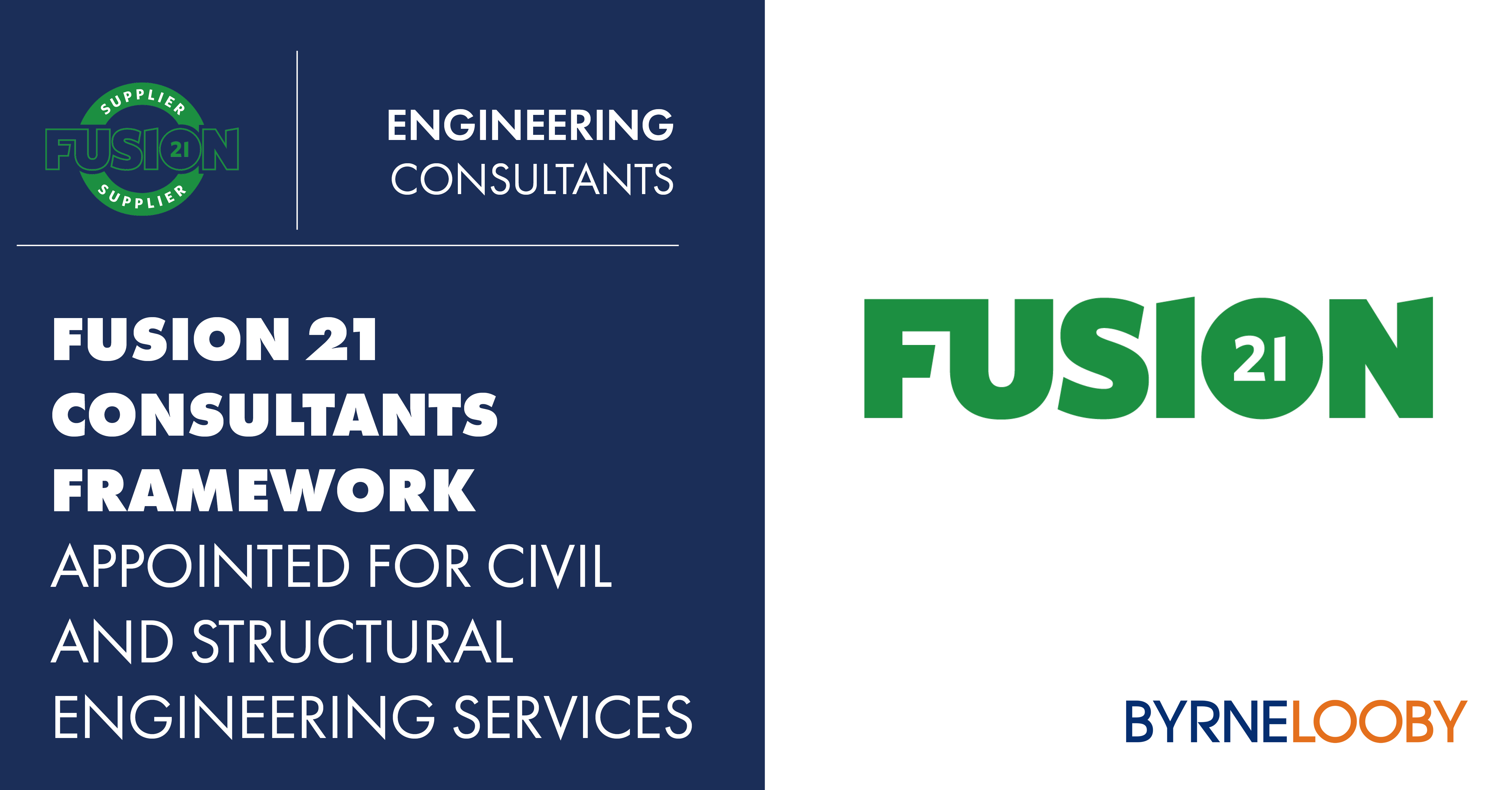 ByrneLooby successfully appointed to Fusion21 Consultants Framework