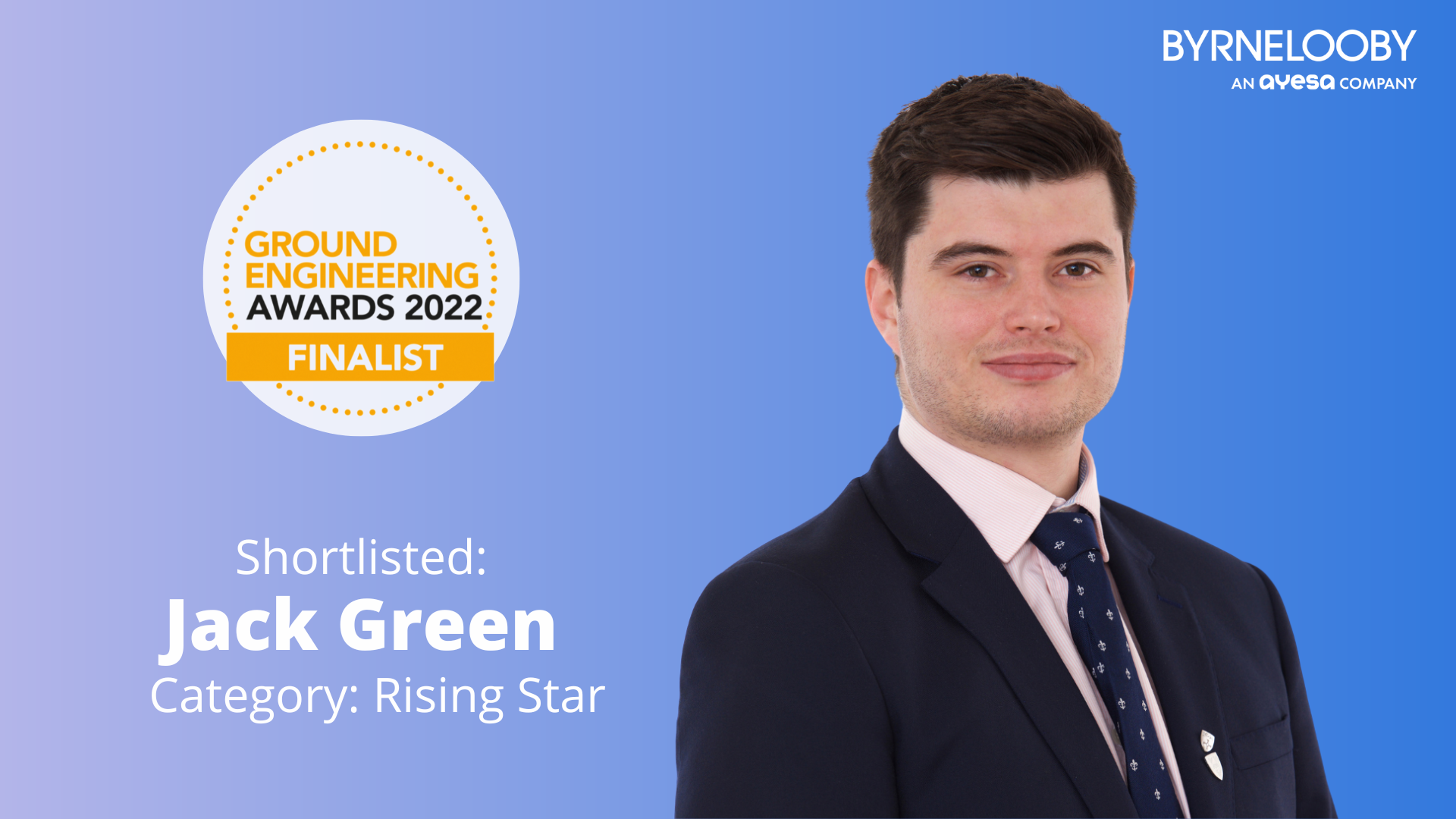 GE Plus Ground Engineering Awards 2022  - Rising Star Award Finalist